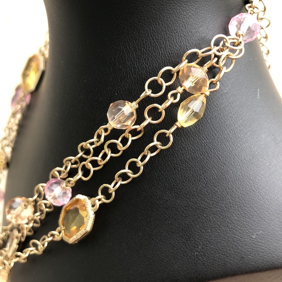 dana kellin target Gold multi strand necklace - Picture 9 of 13